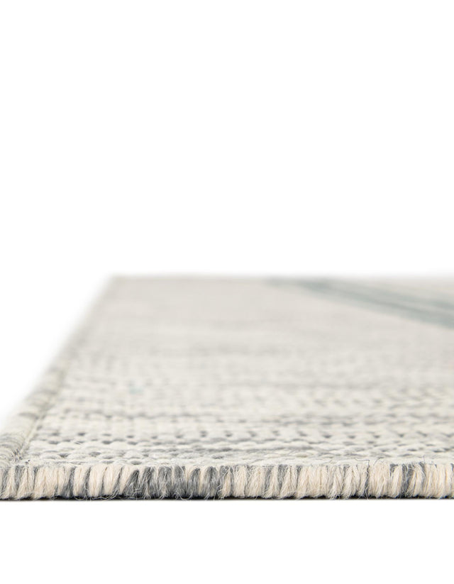 Light Gray 8' x 10' Jill Zarin Outdoor Rectangle Rug