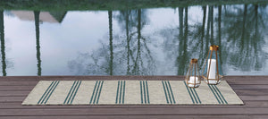 Light Gray 2' x 8' Jill Zarin Outdoor Runner Area Rug Weather Resistant for Patio, Deck, Terrace, Balcony, Porch Durable 100% Polypropylene Carpet for Outside for Sale at Rug Engine