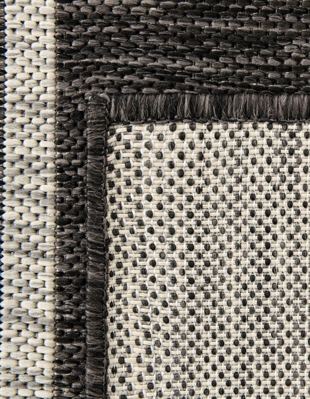 Charcoal 8' x 11' Jill Zarin Outdoor Rectangle Rug