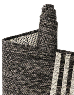 Charcoal 10' x 13' 1 Jill Zarin Outdoor Rectangle Area Rug Weather Resistant for Patio, Deck, Terrace, Balcony, Porch Durable 100% Polypropylene Carpet for Outside for Sale at Rug Engine