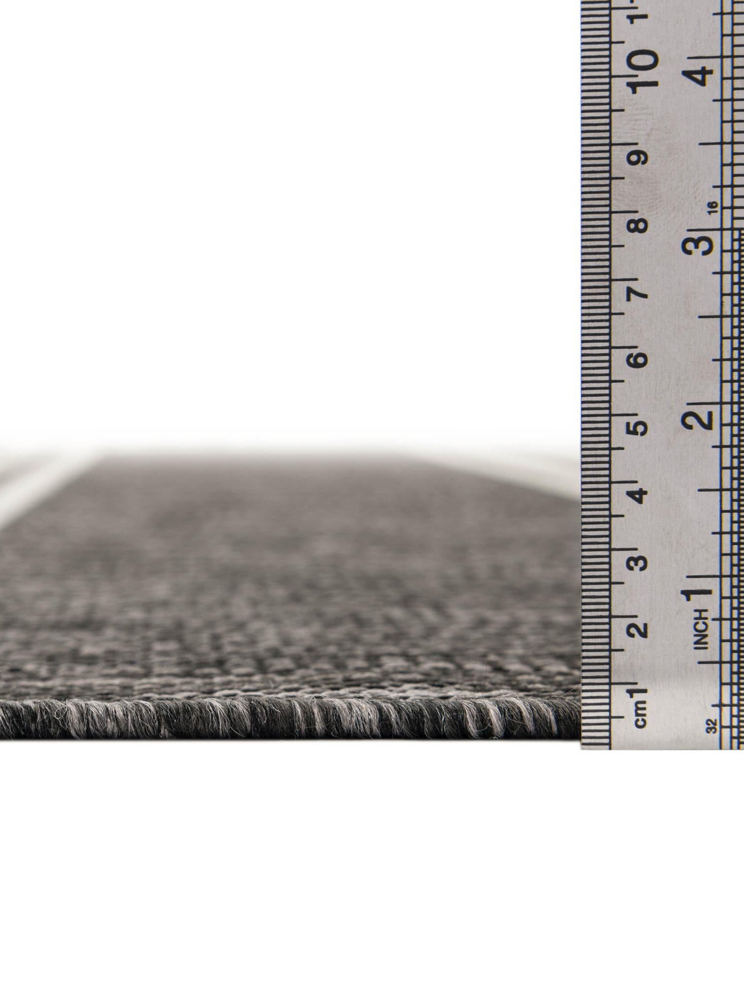 Charcoal 2' x 6' 1 Jill Zarin Outdoor Runner Area Rug Weather Resistant for Patio, Deck, Terrace, Balcony, Porch Durable 100% Polypropylene Carpet for Outside for Sale at Rug Engine