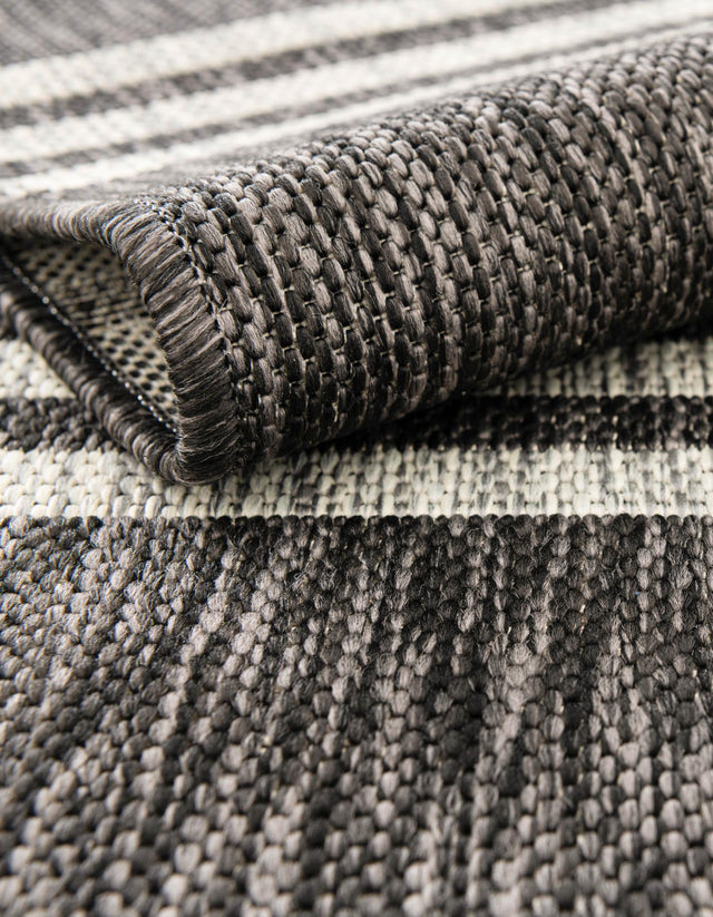 Charcoal 2' x 7' 1 Jill Zarin Outdoor Runner Rug