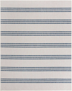 Ivory 7' 10 x 10' Jill Zarin Outdoor Rectangle Area Rug Weather Resistant for Patio, Deck, Terrace, Balcony, Porch Durable 100% Polypropylene Carpet for Outside for Sale at Rug Engine