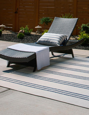 Ivory 7' 10 x 7' 10 Jill Zarin Outdoor Square Area Rug Weather Resistant for Patio, Deck, Terrace, Balcony, Porch Durable 100% Polypropylene Carpet for Outside for Sale at Rug Engine