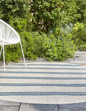 Ivory 5' 3 x 8' Jill Zarin Outdoor Oval Area Rug Weather Resistant for Patio, Deck, Terrace, Balcony, Porch Durable 100% Polypropylene Carpet for Outside for Sale at Rug Engine