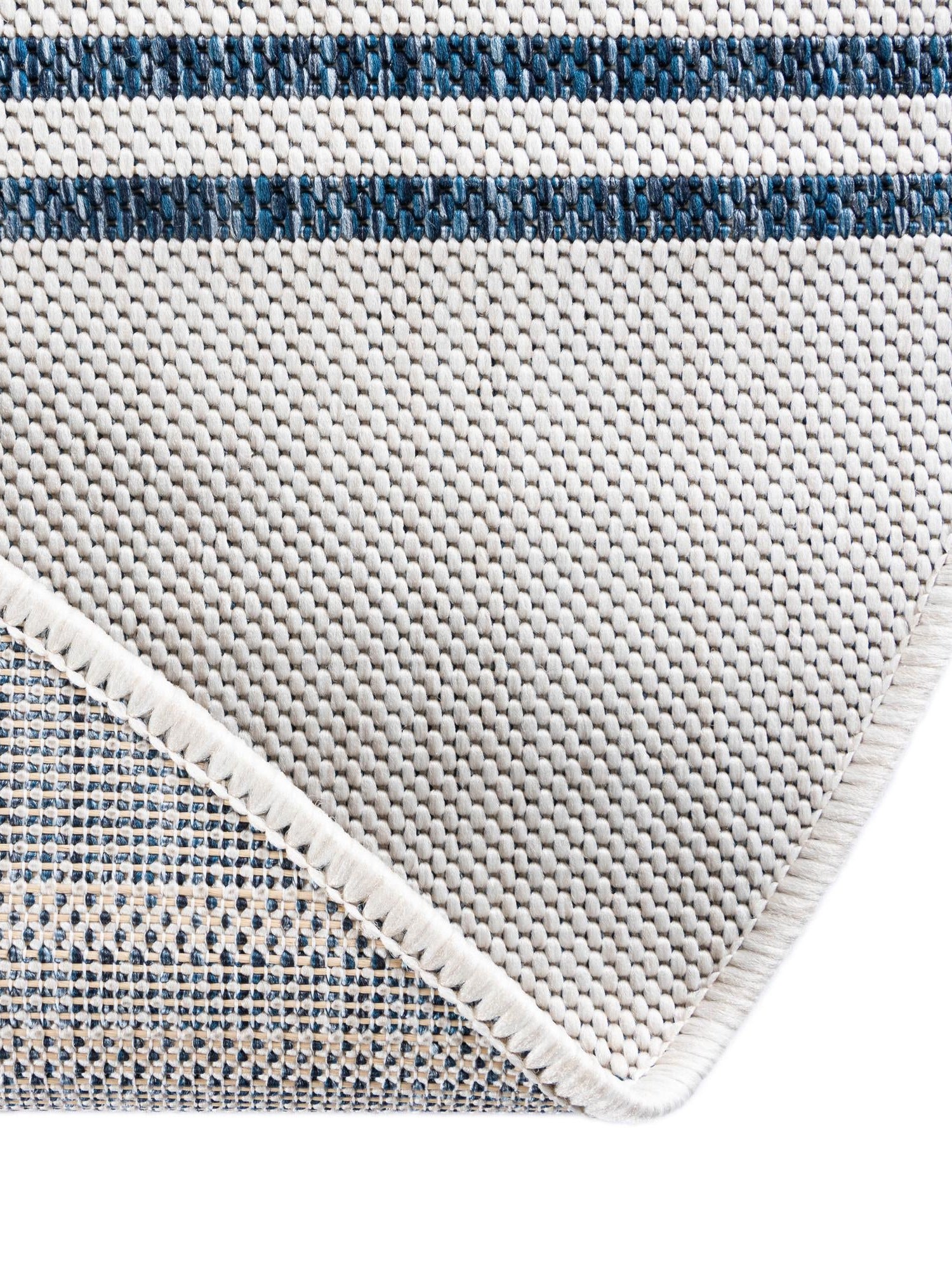 Ivory 5' 3 x 8' Jill Zarin Outdoor Oval Area Rug Weather Resistant for Patio, Deck, Terrace, Balcony, Porch Durable 100% Polypropylene Carpet for Outside for Sale at Rug Engine