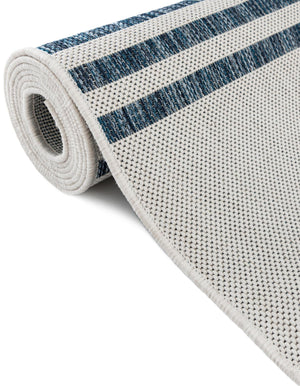 Ivory 5' 3 x 8' Jill Zarin Outdoor Oval Area Rug Weather Resistant for Patio, Deck, Terrace, Balcony, Porch Durable 100% Polypropylene Carpet for Outside for Sale at Rug Engine