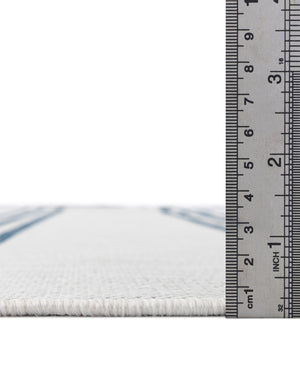Ivory 6' 7 x 6' 7 Jill Zarin Outdoor Round Area Rug Weather Resistant for Patio, Deck, Terrace, Balcony, Porch Durable 100% Polypropylene Carpet for Outside for Sale at Rug Engine