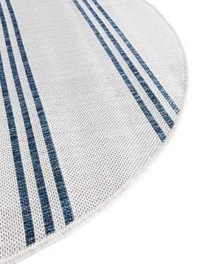 Ivory 4' 1 x 4' 1 Jill Zarin Outdoor Round Area Rug Weather Resistant for Patio, Deck, Terrace, Balcony, Porch Durable 100% Polypropylene Carpet for Outside for Sale at Rug Engine