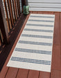 Ivory 2' x 6' 1 Jill Zarin Outdoor Runner Area Rug Weather Resistant for Patio, Deck, Terrace, Balcony, Porch Durable 100% Polypropylene Carpet for Outside for Sale at Rug Engine