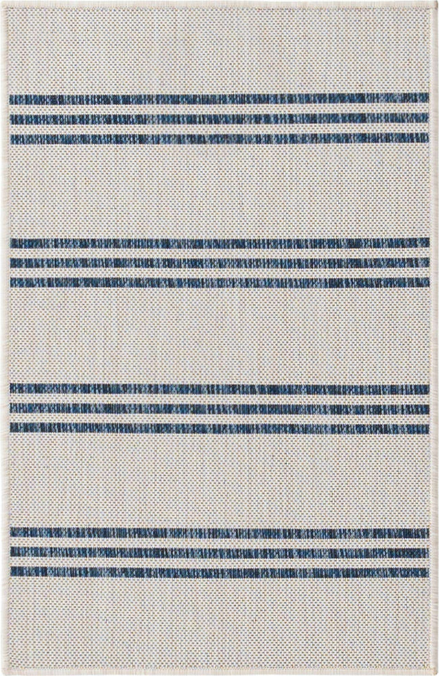 Ivory 2' x 3' 1 Jill Zarin Outdoor Rectangle Area Rug Weather Resistant for Patio, Deck, Terrace, Balcony, Porch Durable 100% Polypropylene Carpet for Outside for Sale at Rug Engine