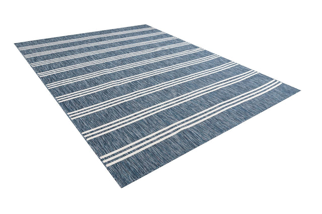 Blue 9' x 12' Jill Zarin Outdoor Rectangle Area Rug Weather Resistant for Patio, Deck, Terrace, Balcony, Porch Durable 100% Polypropylene Carpet for Outside for Sale at Rug Engine