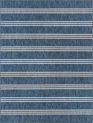 Blue 9' x 12' Jill Zarin Outdoor Rectangle Area Rug Weather Resistant for Patio, Deck, Terrace, Balcony, Porch Durable 100% Polypropylene Carpet for Outside for Sale at Rug Engine