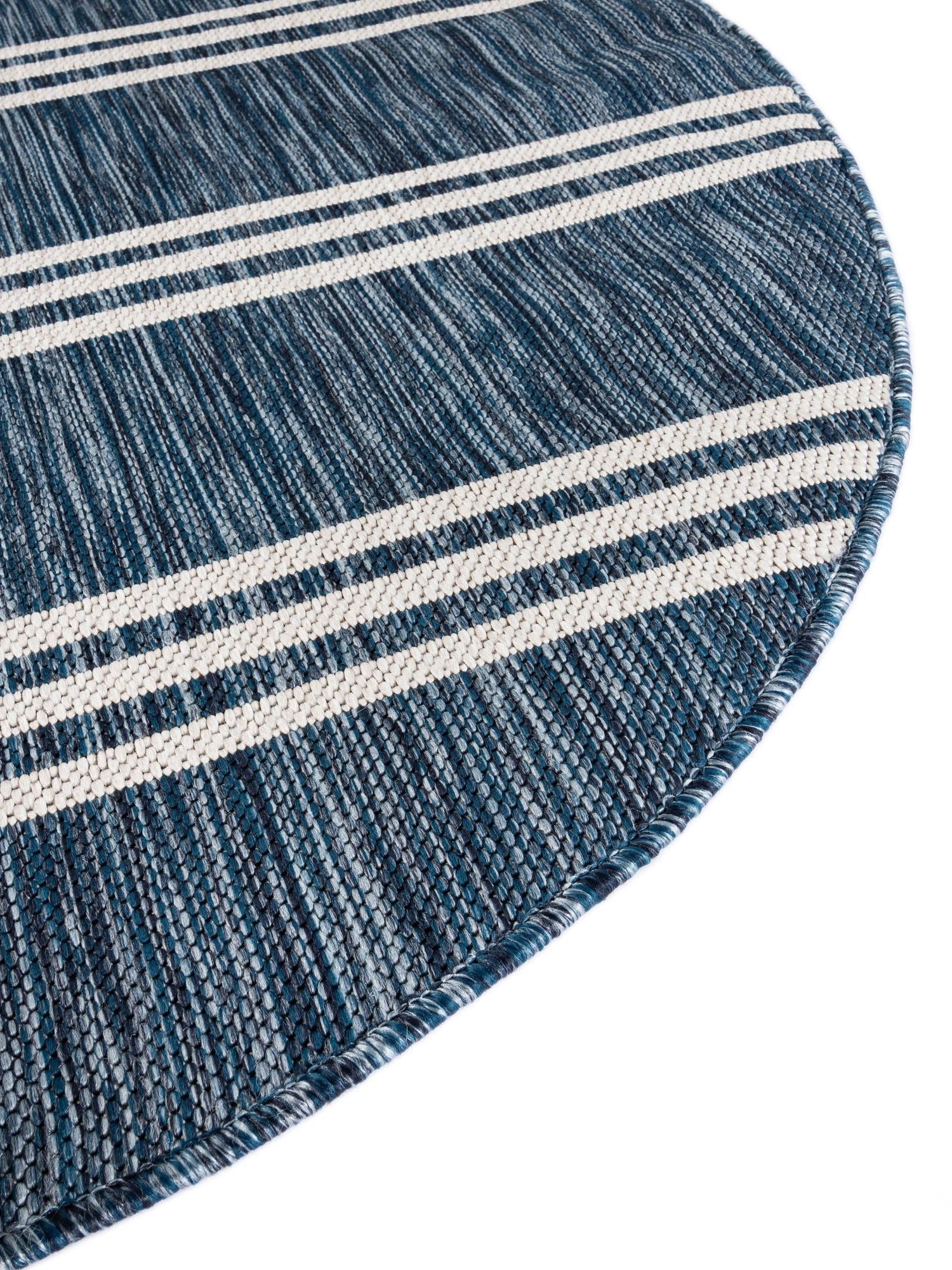 Blue 13' 1 x 13' 1 Jill Zarin Outdoor Round Area Rug Weather Resistant for Patio, Deck, Terrace, Balcony, Porch Durable 100% Polypropylene Carpet for Outside for Sale at Rug Engine