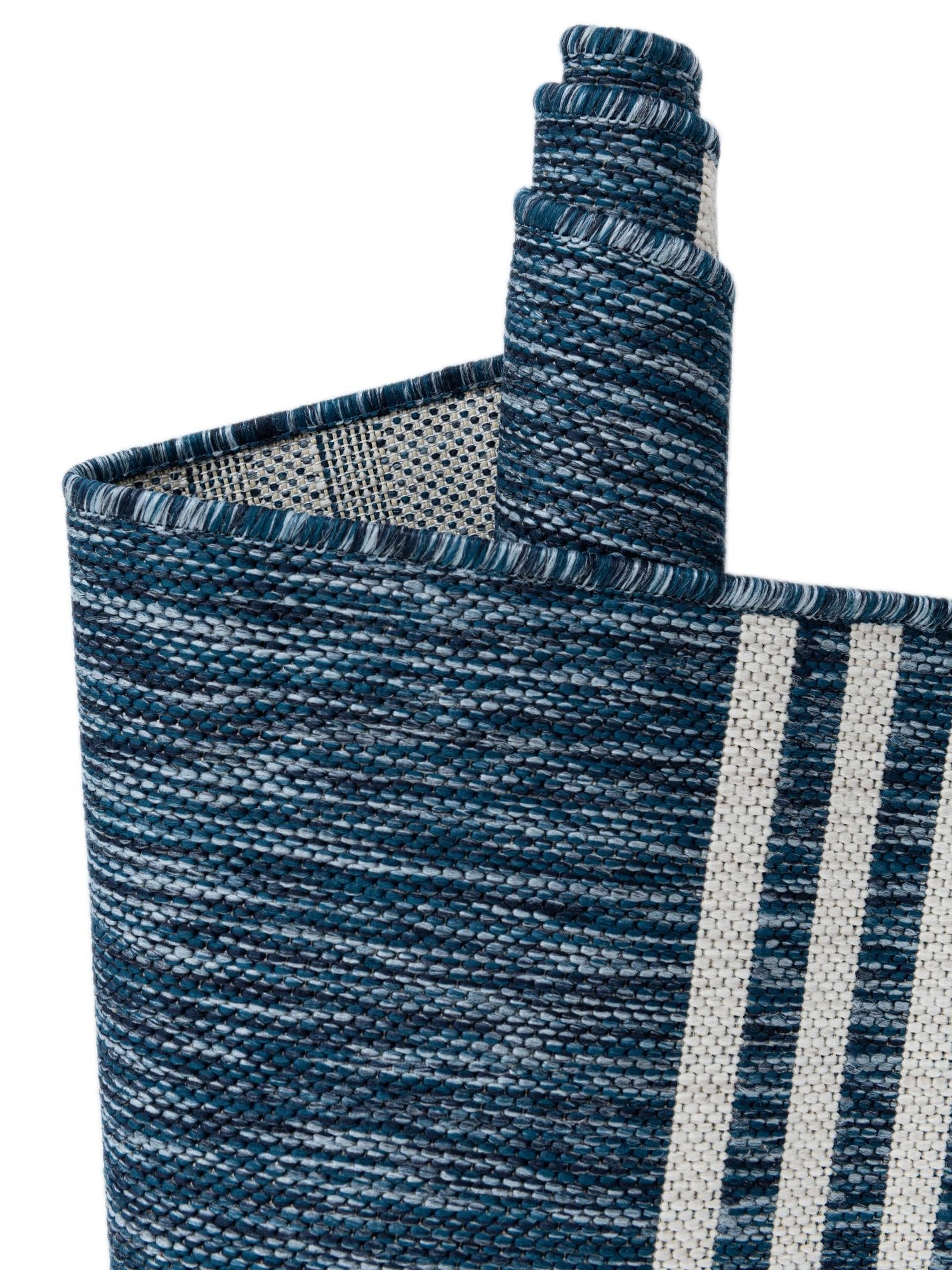 Blue 7' 10 x 10' Jill Zarin Outdoor Rectangle Area Rug Weather Resistant for Patio, Deck, Terrace, Balcony, Porch Durable 100% Polypropylene Carpet for Outside for Sale at Rug Engine