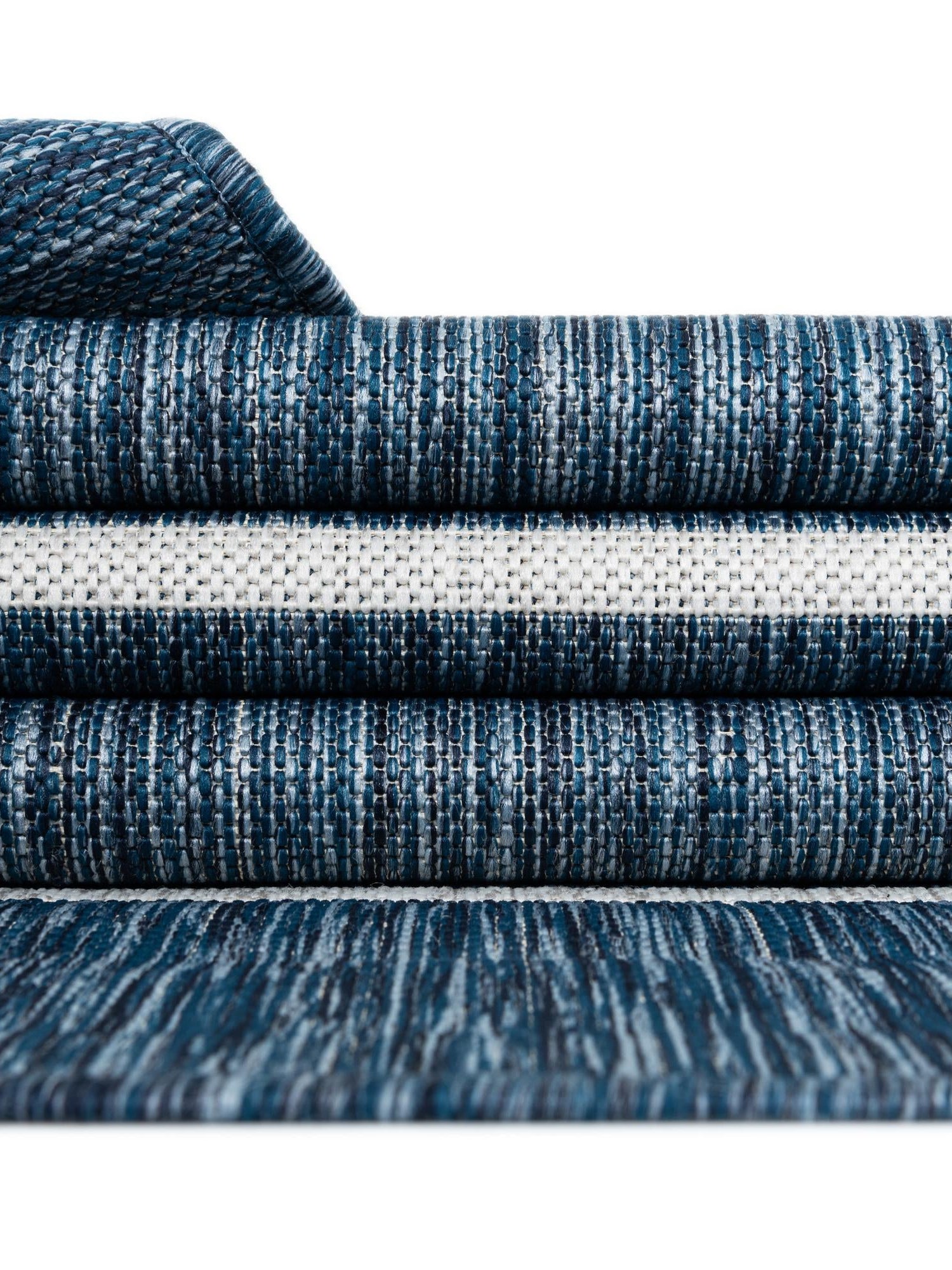 Blue 9' x 12' Jill Zarin Outdoor Rectangle Area Rug Weather Resistant for Patio, Deck, Terrace, Balcony, Porch Durable 100% Polypropylene Carpet for Outside for Sale at Rug Engine