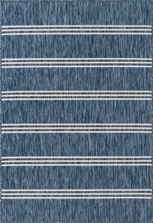Blue 4' 1 x 6' 1 Jill Zarin Outdoor Rectangle Rug
