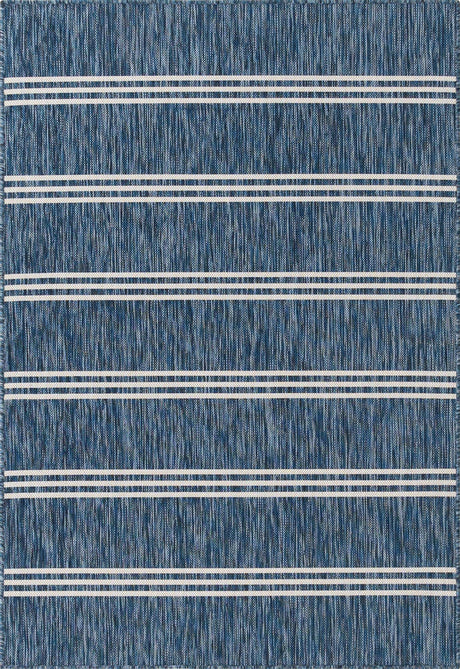 Blue 4' 1 x 6' 1 Jill Zarin Outdoor Rectangle Rug