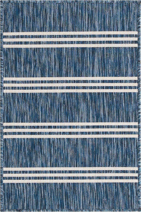 Blue 2' x 3' 1 Jill Zarin Outdoor Rectangle Rug