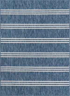 Blue 1' 4 x 1' 4 Jill Zarin Outdoor Sample Area Rug Weather Resistant for Patio, Deck, Terrace, Balcony, Porch Durable 100% Polypropylene Carpet for Outside for Sale at Rug Engine