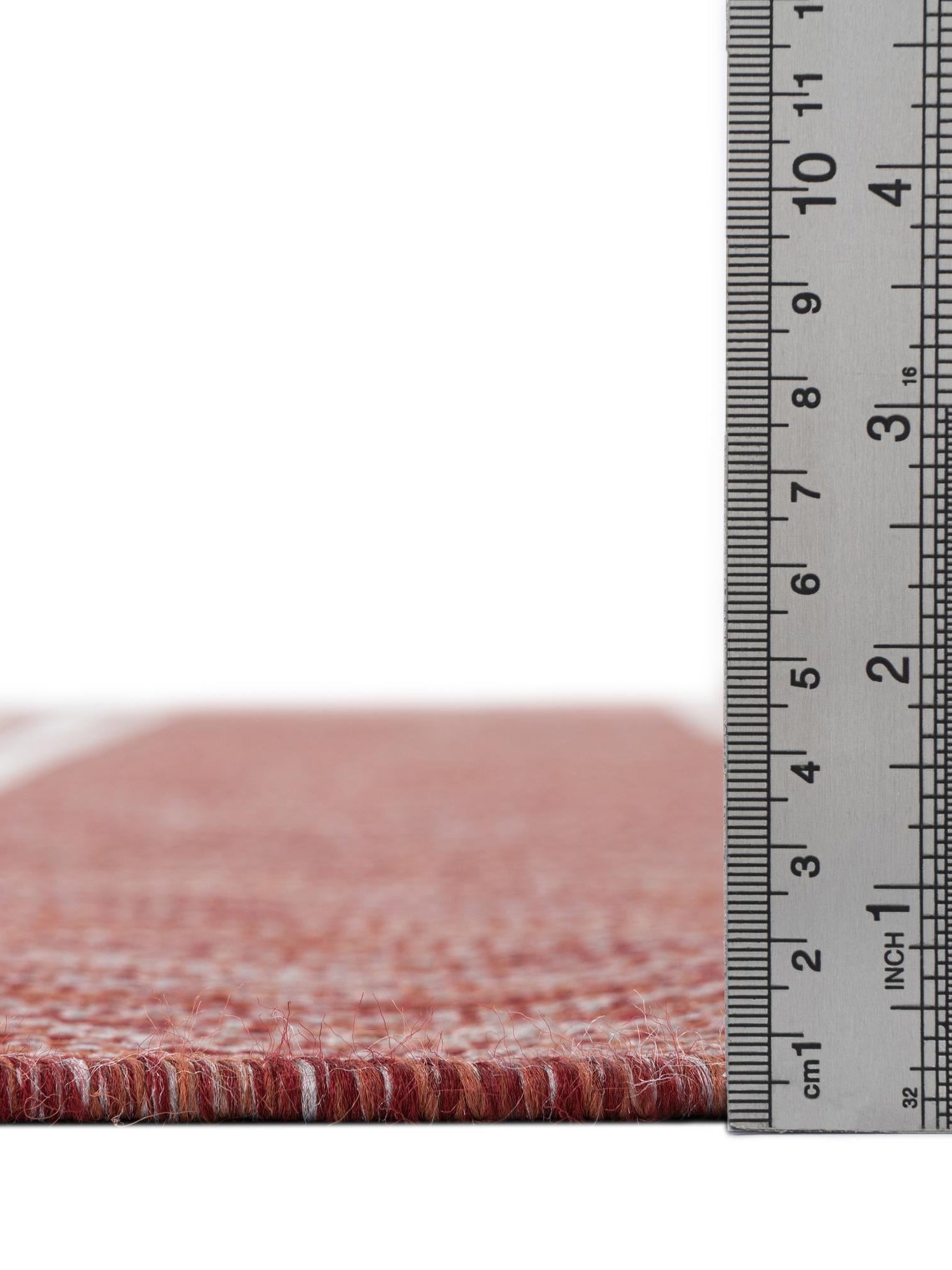 Rust Red 6' 1 x 9' Jill Zarin Outdoor Rectangle Area Rug Weather Resistant for Patio, Deck, Terrace, Balcony, Porch Durable 100% Polypropylene Carpet for Outside for Sale at Rug Engine