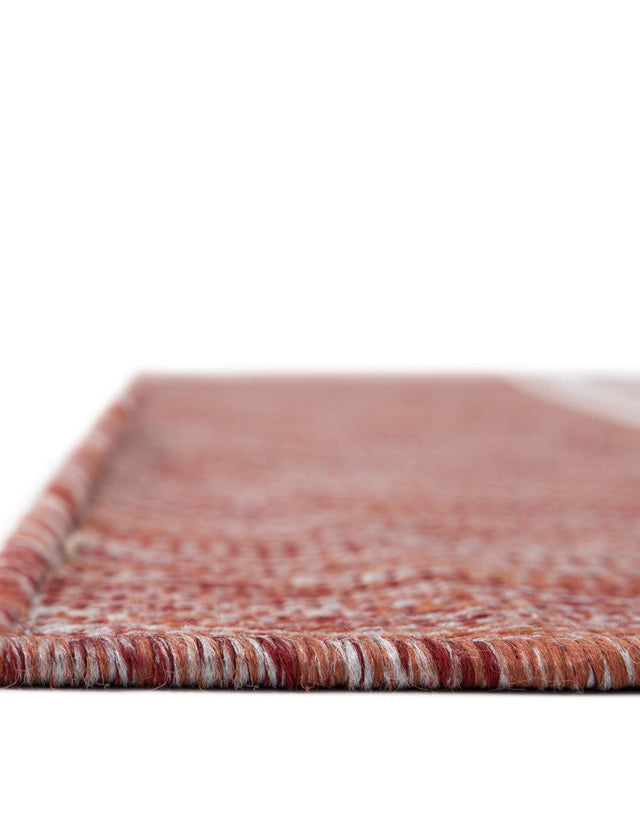 Rust Red 7' 10 x 10' Jill Zarin Outdoor Rectangle Area Rug Weather Resistant for Patio, Deck, Terrace, Balcony, Porch Durable 100% Polypropylene Carpet for Outside for Sale at Rug Engine