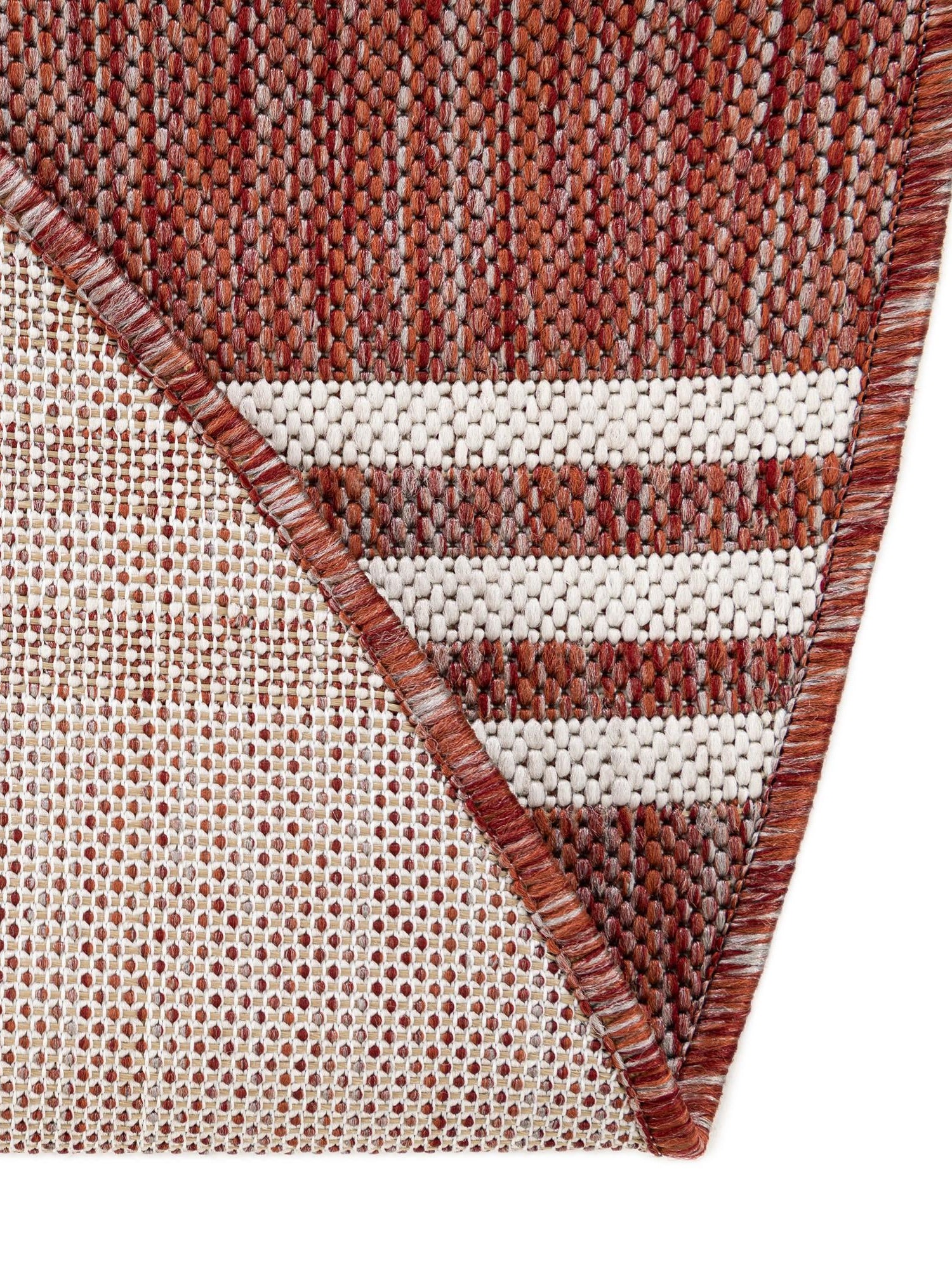 Rust Red 7' 10 x 10' Jill Zarin Outdoor Oval Area Rug Weather Resistant for Patio, Deck, Terrace, Balcony, Porch Durable 100% Polypropylene Carpet for Outside for Sale at Rug Engine