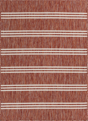 Rust Red 1' 4 x 1' 4 Jill Zarin Outdoor Sample Area Rug Weather Resistant for Patio, Deck, Terrace, Balcony, Porch Durable 100% Polypropylene Carpet for Outside for Sale at Rug Engine