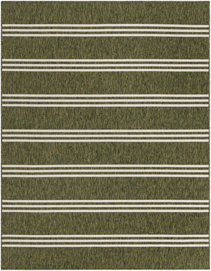 Green 7' 10 x 10' Jill Zarin Outdoor Rectangle Area Rug Weather Resistant for Patio, Deck, Terrace, Balcony, Porch Durable 100% Polypropylene Carpet for Outside for Sale at Rug Engine