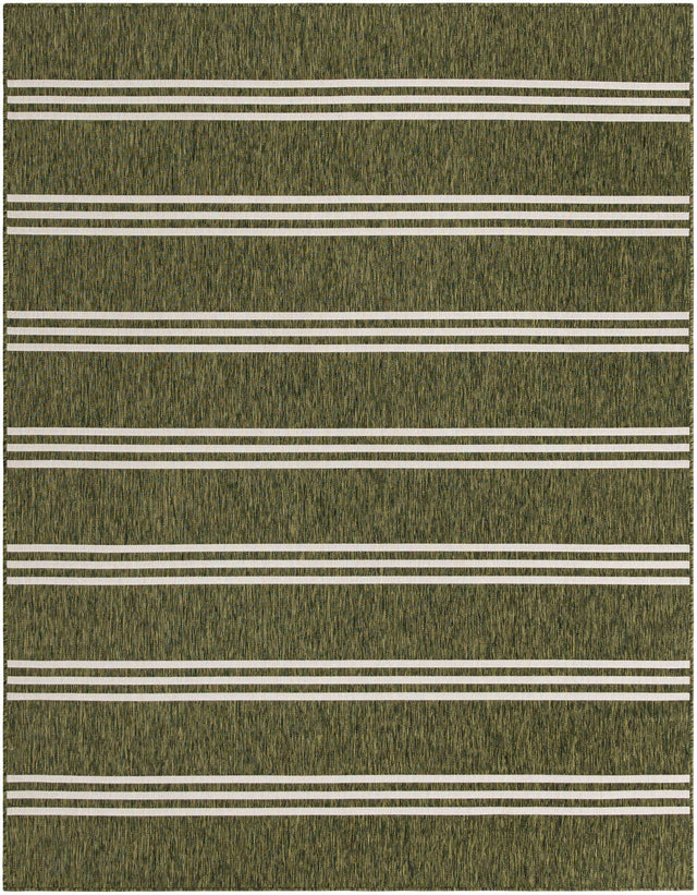 Green 7' 10 x 10' Jill Zarin Outdoor Rectangle Area Rug Weather Resistant for Patio, Deck, Terrace, Balcony, Porch Durable 100% Polypropylene Carpet for Outside for Sale at Rug Engine