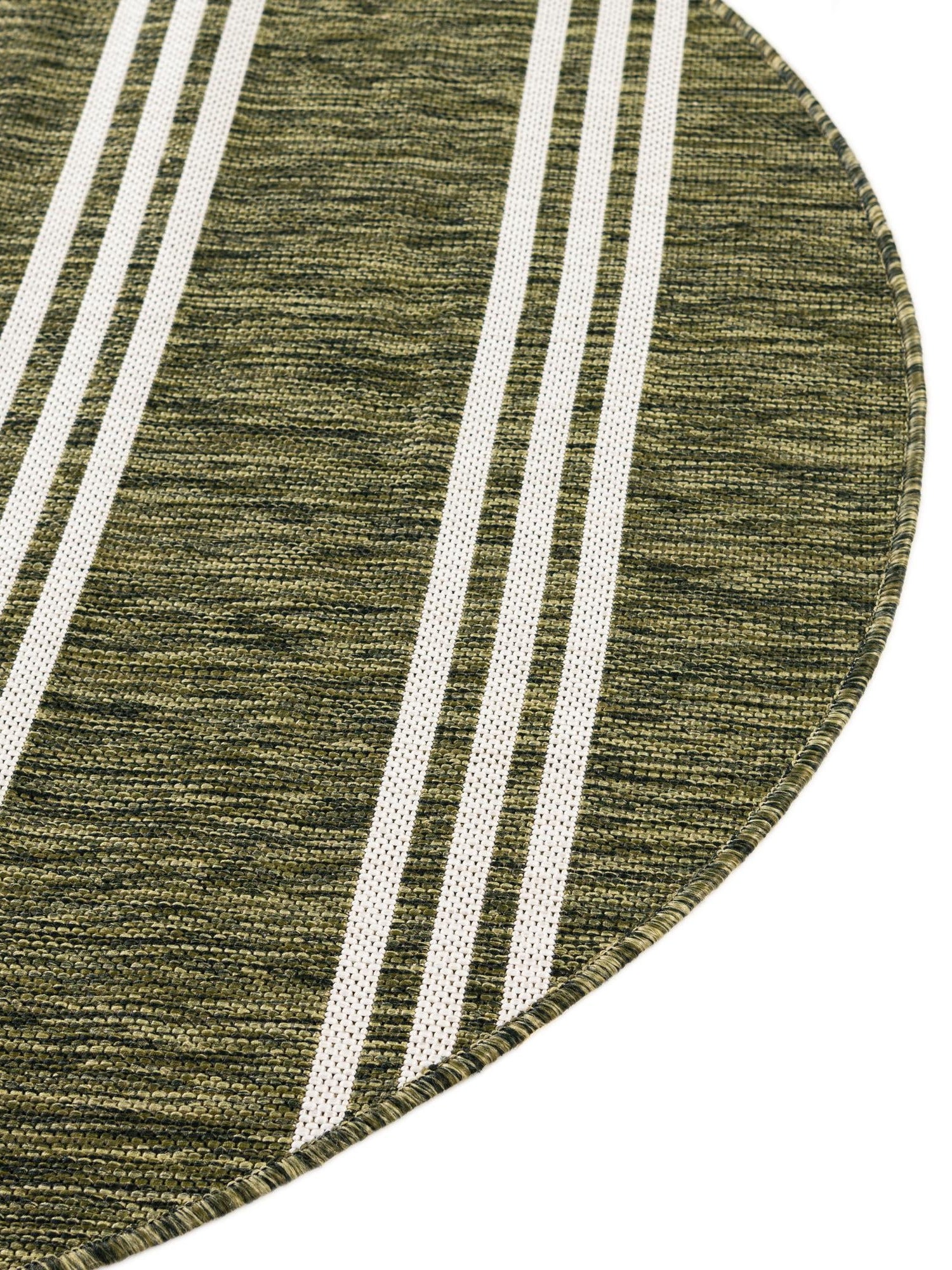 Green 13' 1 x 13' 1 Jill Zarin Outdoor Round Area Rug Weather Resistant for Patio, Deck, Terrace, Balcony, Porch Durable 100% Polypropylene Carpet for Outside for Sale at Rug Engine