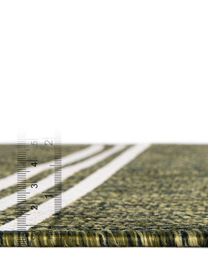 Green 5' 3 x 8' Jill Zarin Outdoor Rectangle Rug