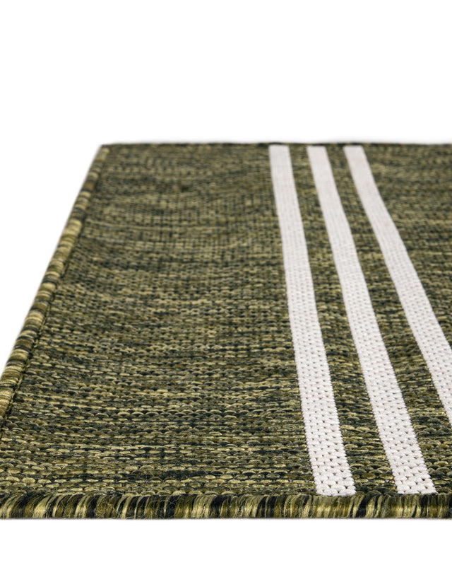 Green 5' 3 x 8' Jill Zarin Outdoor Rectangle Rug