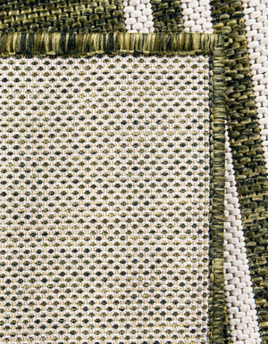 Green 5' 3 x 8' Jill Zarin Outdoor Rectangle Rug