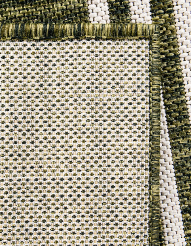 Green 5' 3 x 8' Jill Zarin Outdoor Rectangle Rug