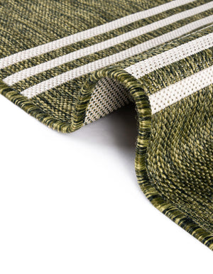 Green 5' 3 x 8' Jill Zarin Outdoor Rectangle Rug
