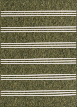 Green 5' 3 x 8' Jill Zarin Outdoor Rectangle Rug