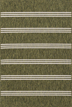 Green 4' 1 x 6' 1 Jill Zarin Outdoor Rectangle Area Rug Weather Resistant for Patio, Deck, Terrace, Balcony, Porch Durable 100% Polypropylene Carpet for Outside for Sale at Rug Engine