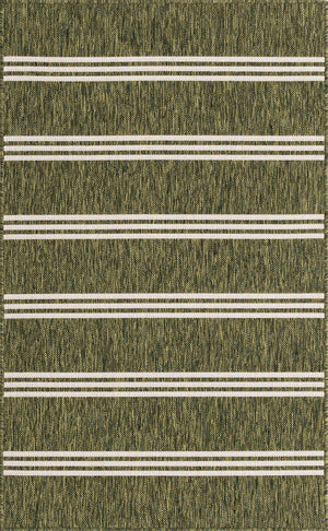 Green 3' 1 x 5' 3 Jill Zarin Outdoor Rectangle Area Rug Weather Resistant for Patio, Deck, Terrace, Balcony, Porch Durable 100% Polypropylene Carpet for Outside for Sale at Rug Engine