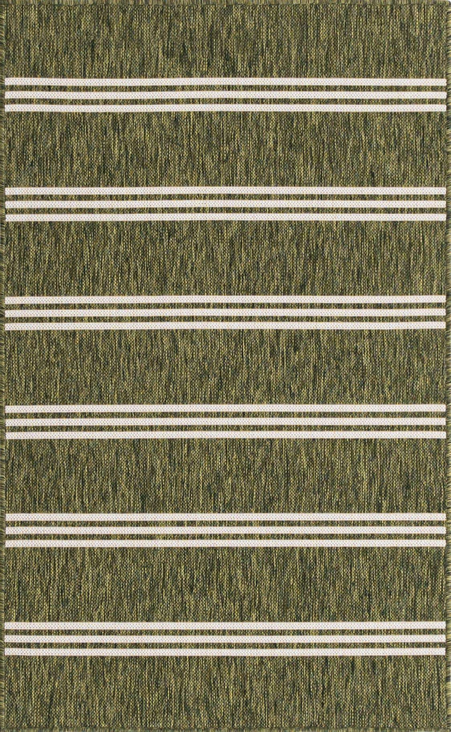 Green 3' 1 x 5' 3 Jill Zarin Outdoor Rectangle Area Rug Weather Resistant for Patio, Deck, Terrace, Balcony, Porch Durable 100% Polypropylene Carpet for Outside for Sale at Rug Engine