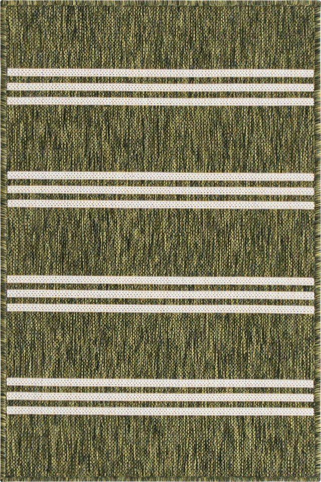 Green 2' x 3' 1 Jill Zarin Outdoor Rectangle Area Rug Weather Resistant for Patio, Deck, Terrace, Balcony, Porch Durable 100% Polypropylene Carpet for Outside for Sale at Rug Engine
