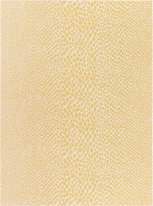 Yellow Ivory 9' x 12' Jill Zarin Outdoor Rectangle Area Rug Weather Resistant for Patio, Deck, Terrace, Balcony, Porch Durable 100% Polypropylene Carpet for Outside for Sale at Rug Engine