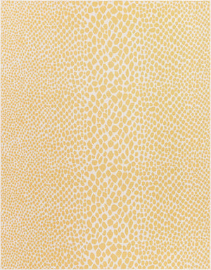 Yellow Ivory 7' 10 x 10' Jill Zarin Outdoor Rectangle Area Rug Weather Resistant for Patio, Deck, Terrace, Balcony, Porch Durable 100% Polypropylene Carpet for Outside for Sale at Rug Engine