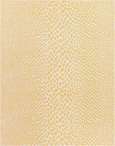 Yellow Ivory 7' 10 x 10' Jill Zarin Outdoor Rectangle Area Rug Weather Resistant for Patio, Deck, Terrace, Balcony, Porch Durable 100% Polypropylene Carpet for Outside for Sale at Rug Engine