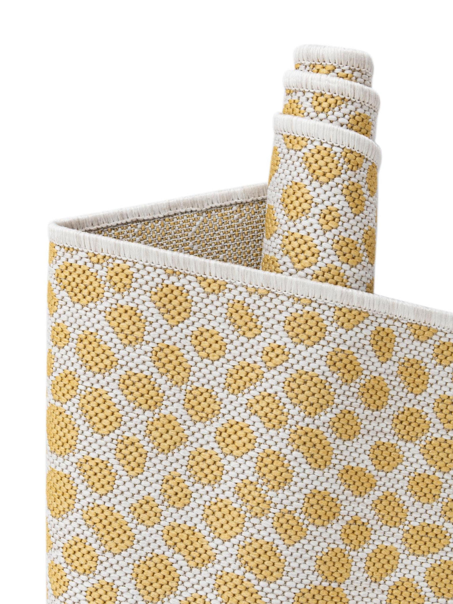 Yellow Ivory 10' 8 x 10' 8 Jill Zarin Outdoor Square Area Rug Weather Resistant for Patio, Deck, Terrace, Balcony, Porch Durable 100% Polypropylene Carpet for Outside for Sale at Rug Engine