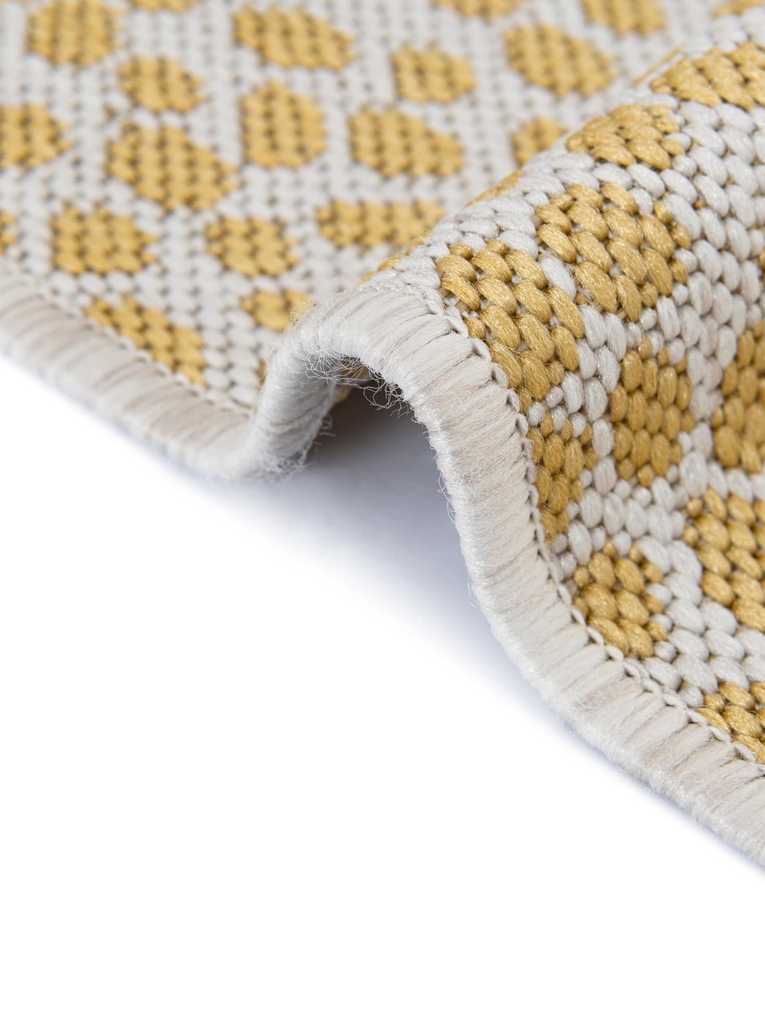 Yellow Ivory 4' 1 x 4' 1 Jill Zarin Outdoor Round Area Rug Weather Resistant for Patio, Deck, Terrace, Balcony, Porch Durable 100% Polypropylene Carpet for Outside for Sale at Rug Engine