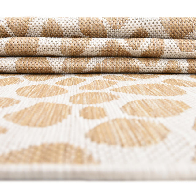 Dark Beige 13' 1 x 13' 1 Jill Zarin Outdoor Square Area Rug Weather Resistant for Patio, Deck, Terrace, Balcony, Porch Durable 100% Polypropylene Carpet for Outside for Sale at Rug Engine