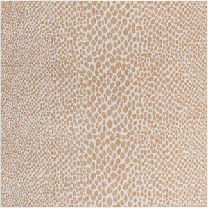 Dark Beige 7' 10 x 7' 10 Jill Zarin Outdoor Square Area Rug Weather Resistant for Patio, Deck, Terrace, Balcony, Porch Durable 100% Polypropylene Carpet for Outside for Sale at Rug Engine