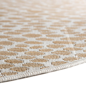 Dark Beige 13' 1 x 13' 1 Jill Zarin Outdoor Round Area Rug Weather Resistant for Patio, Deck, Terrace, Balcony, Porch Durable 100% Polypropylene Carpet for Outside for Sale at Rug Engine