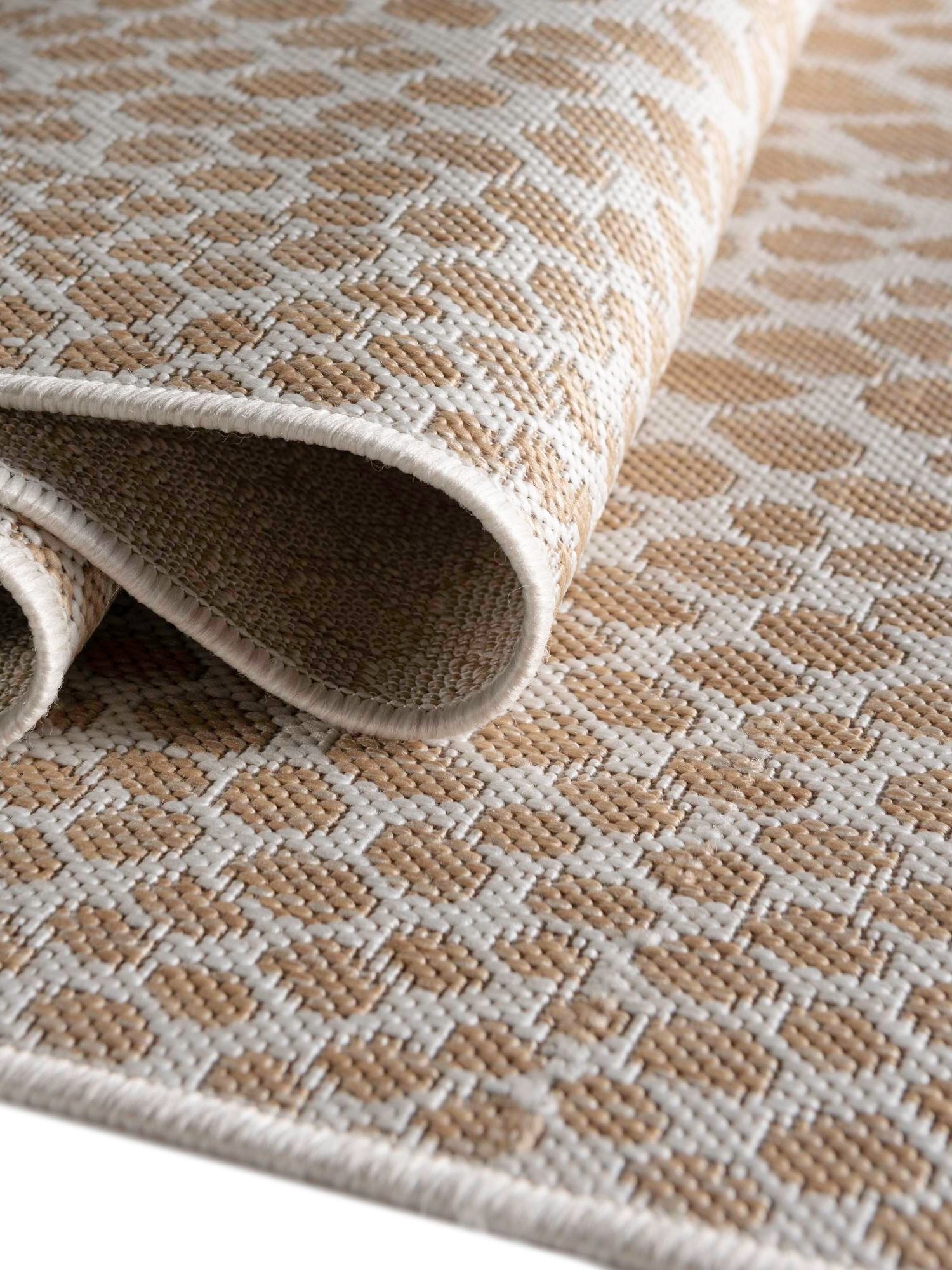 Dark Beige 7' 10 x 10' Jill Zarin Outdoor Rectangle Area Rug Weather Resistant for Patio, Deck, Terrace, Balcony, Porch Durable 100% Polypropylene Carpet for Outside for Sale at Rug Engine